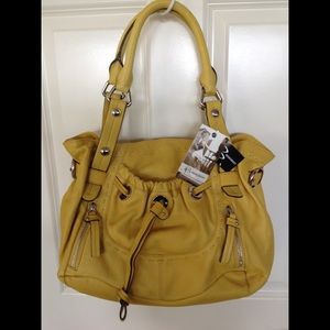 B. MAKOWSKY YELLOW "SHOPPER" BAG
